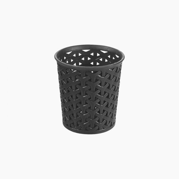 My Style Round Storage Basket black