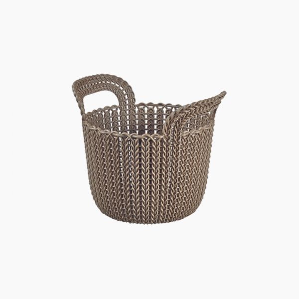 Curver / Plastic ( Knit Small round Storage Basket 3 Liter )
