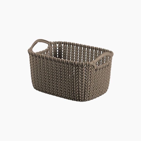 Curver / Plastic ( Knit Small Rectangular Storage Basket 3 Liter )