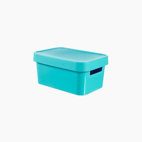 Infinity 4.5 Liters Storage Box - turquoise small