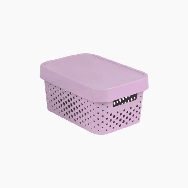 Infinity Dot Box 4.5l with lid Rose