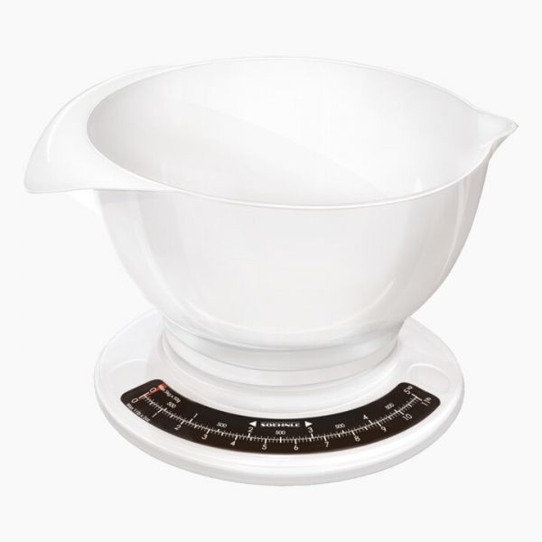Soehnle Culina Kitchen Analogue Scales - White