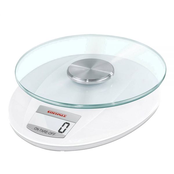 Soehnle -Glass-(Roma Digital kitchen scales digital Weight range=5 kg White)