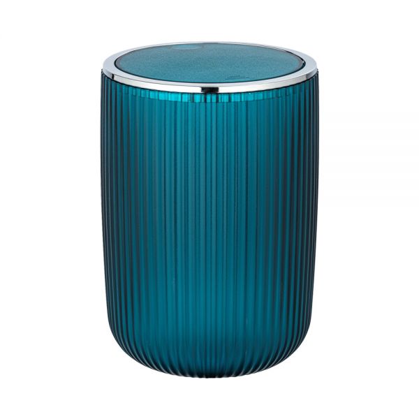 Wenko / ( Agropoli swing cover bin 5.5 Liter )Blue