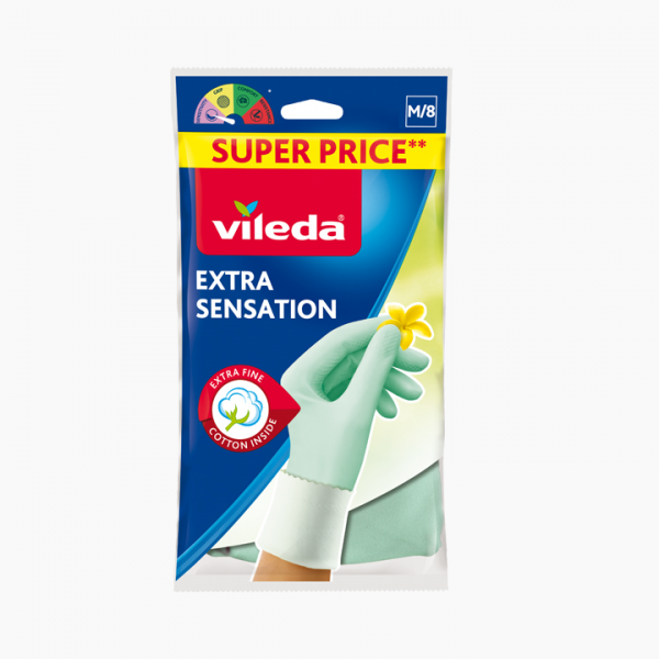 VILEDA / Silicone ( Glove Extra Sensation M Int )