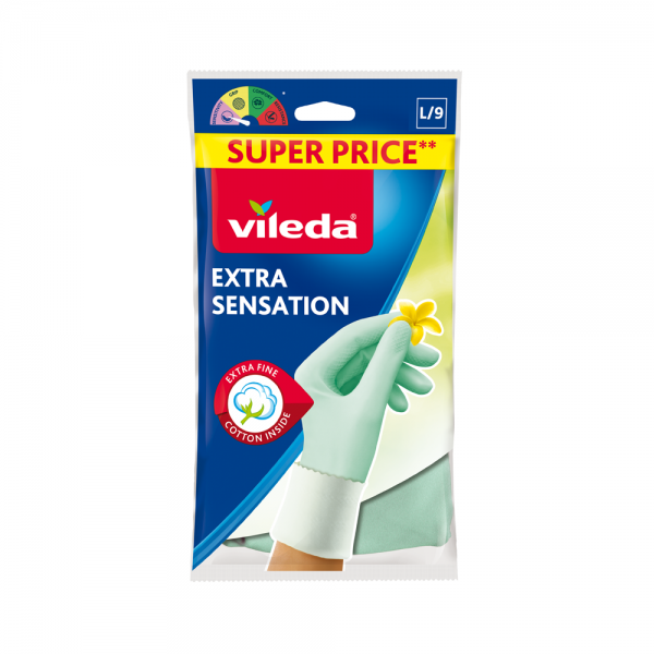 VILEDA / Silicone ( Glove Extra Sensation L Int CE )