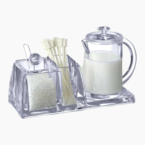 Tea Service Set with Creamer Jar
