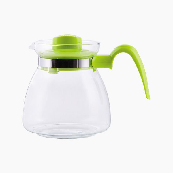Tea pot 1.25 liter borosilicate glass