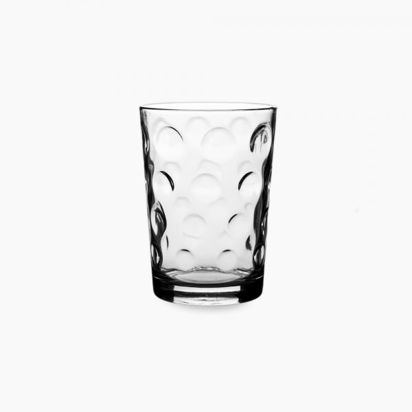 Zinnia / Glass ( Alin Dots Set of 6 glass tumblers 500 ml )