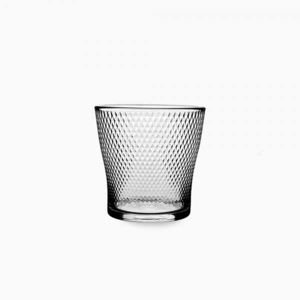 Zinnia / Glass ( Rock Micro Set of 6 glass tumblers 290 ml )