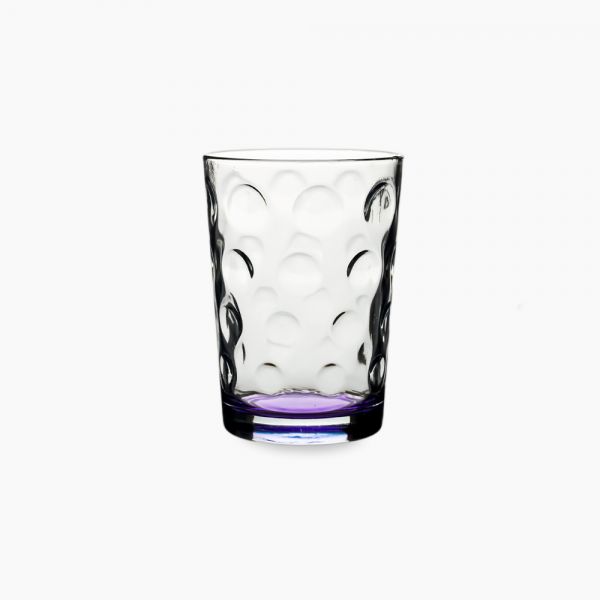 Zinnia / Glass ( Alin Dots Set of 6 colored glass tumblers 500 ml )