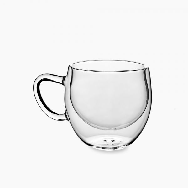 Zinnia / Glass ( Sphere Double glass set of 2 mugs 250 ml )