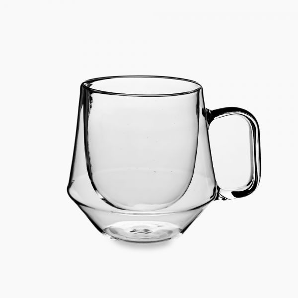 Zinnia / Glass ( Pyramid Double glass set of 2 mugs 260 ml )