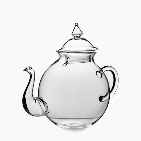 Zinnia / Glass ( Tea Pot 1 Liter )