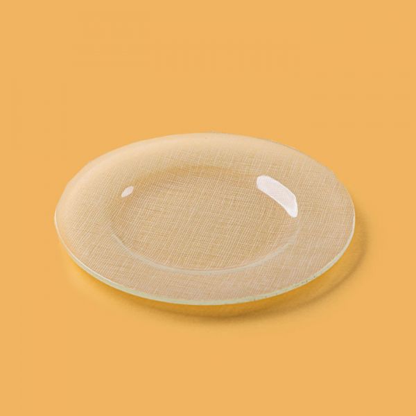 Rosa / Glass ( Off-White Spin 21 CM serving Plate )