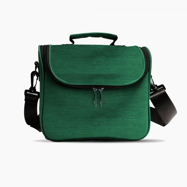 Rosa-Fabric-(Case Lunch Bag 7 Litre Dark Green)