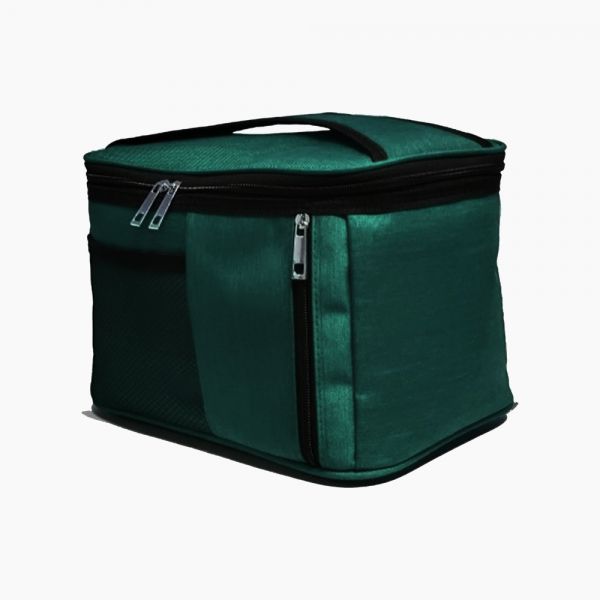 Rosa-Fabric-(Mega Bag Lunch Bag Dark Green)