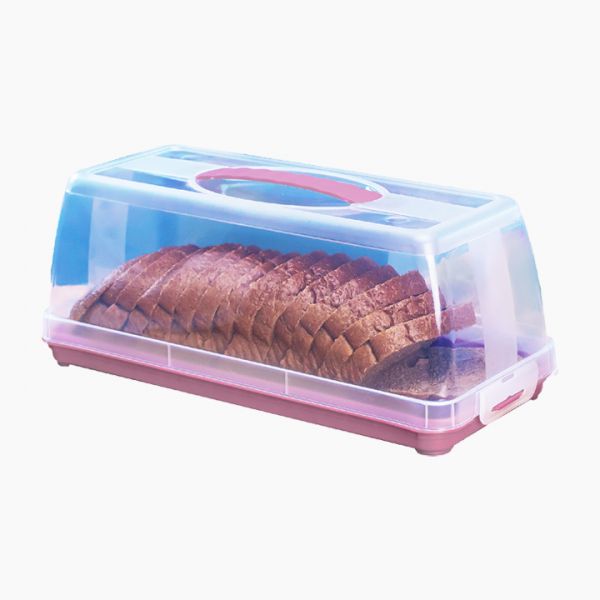 AKSA / Plastic ( Toast Bread Storage Box )|Pink