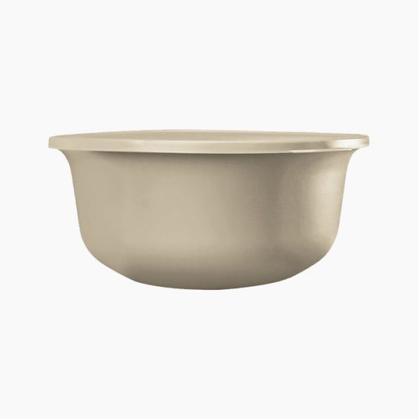 AKSA / Plastic ( Dough Bowl 7.5 Liter )|Beige