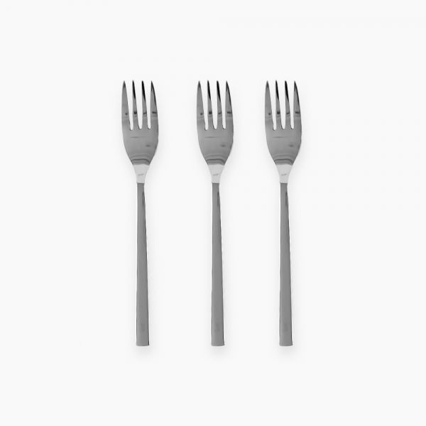 ZINNIA / Stainless Steel (  Set of 3 Sweet Forks )