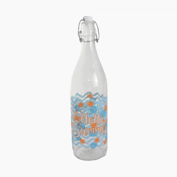 ZINNIA / Glass ( Summer Ananas Bottle 1 Liter )