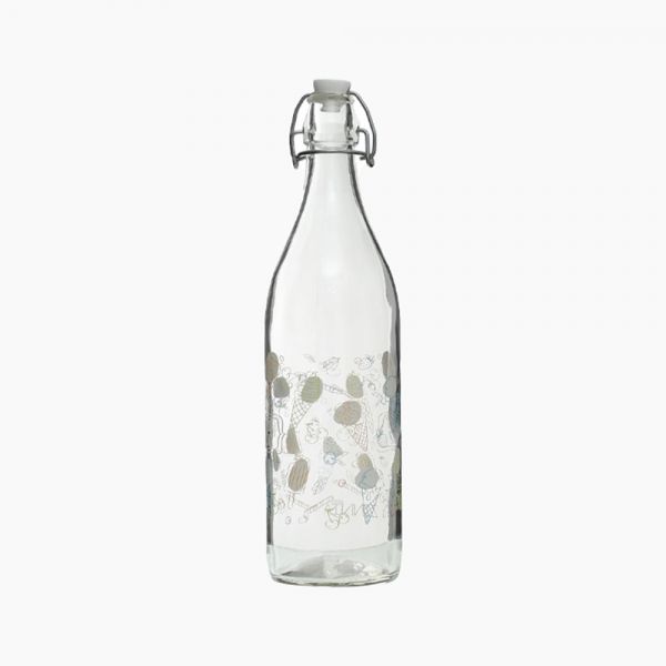 ZINNIA / Glass ( Ice Cream Bottle 1 Liter )