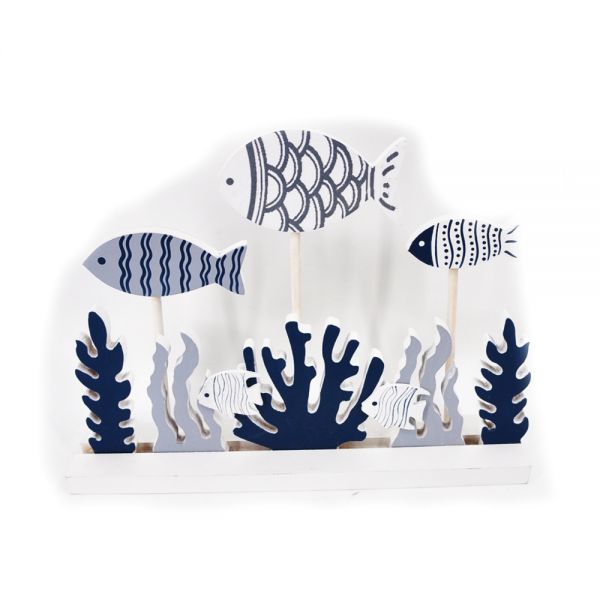 Fish + Coral Reef Stand Decor