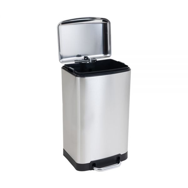 ZINNIA / Stainless Steel ( Rectangular Waste bin with Pedal 20 Liter )