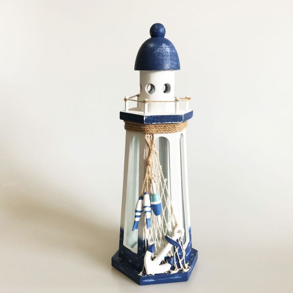 Large Lighthouse Candlestick 