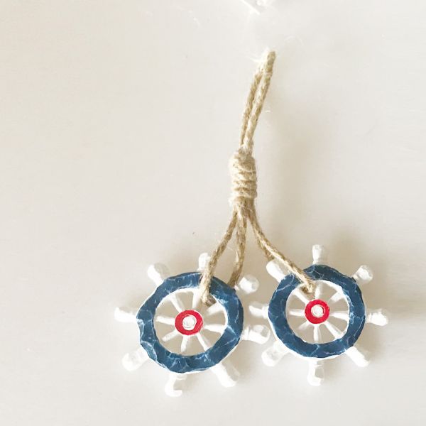 Set of 2 small rudders-Multicolor