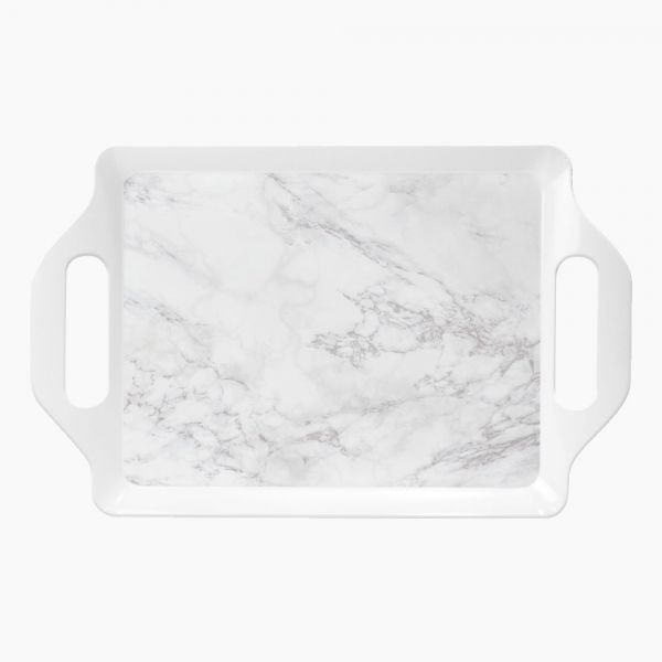 Moments / Melamine ( Shiva White serving tray set 3 pieces )