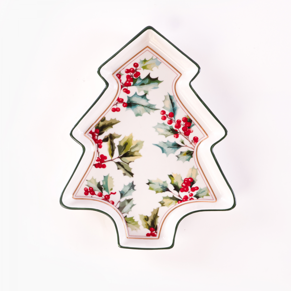 Rosa / Porcelain ( Xmas Holly Tree )