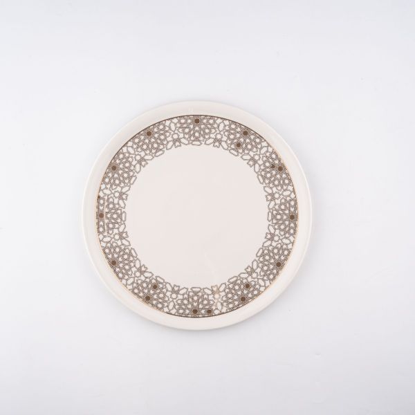 Rosa / Porcelain ( Marrakech Round Serving Plate 33 cm )