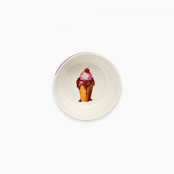 Rosa / Porcelain ( Ice Cream 3 small bowl 14 cm Coup )