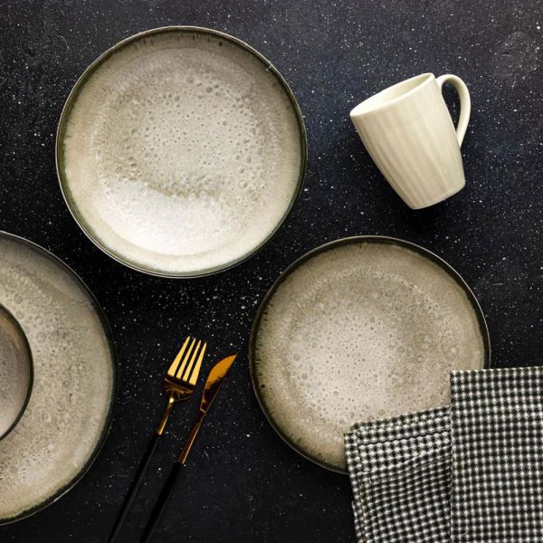 Rosa / Porcelain ( DG-20220 Coup Dinnerware Set, 30 Pieces )