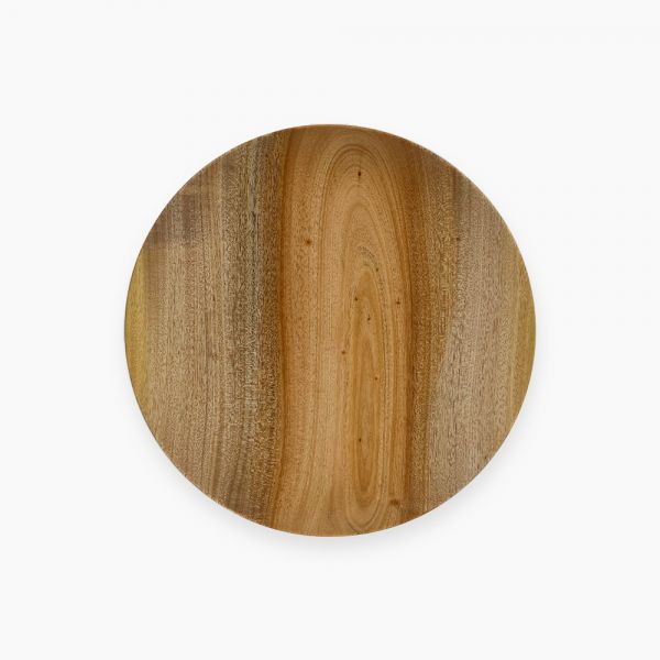 Wooden Mugna round plate 30 cm