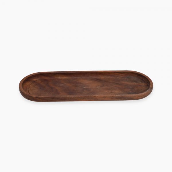 Wooden Oval service 35*12 CM