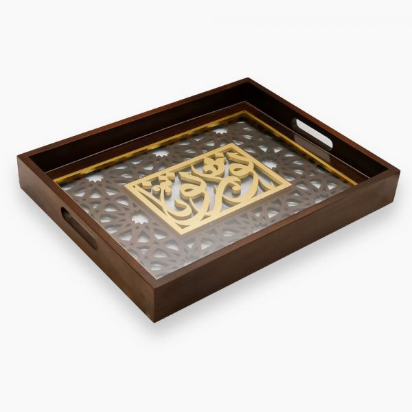 wooden tray 35 x 45 cm