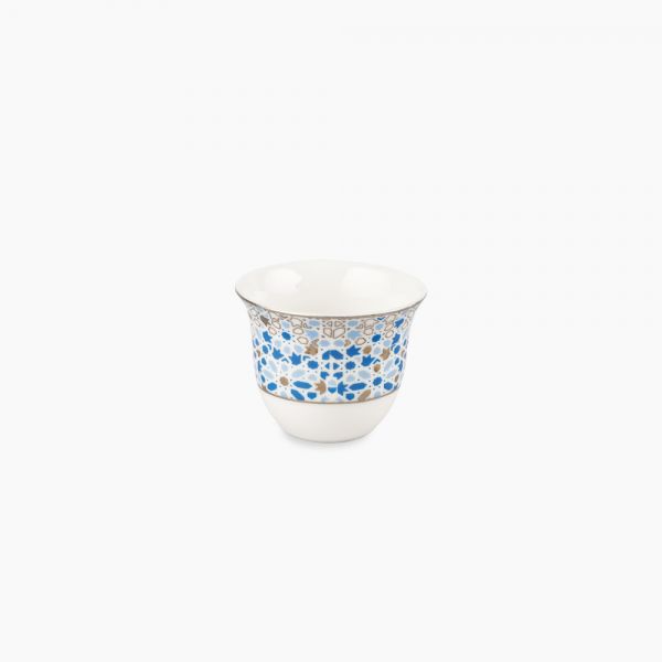 Rosa / Porcelain ( Nogoum Arabic Coffee Set 6 pcs 60 ml )