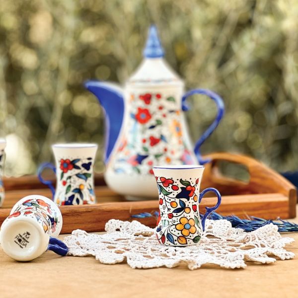 Rosa / Porcelain ( Flora Blue Tea Sets 8 pcs )