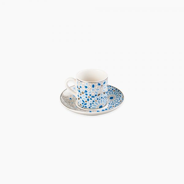 Rosa / Porcelain ( Nogoum Dora Coffee Set 6 pcs 60 ml )