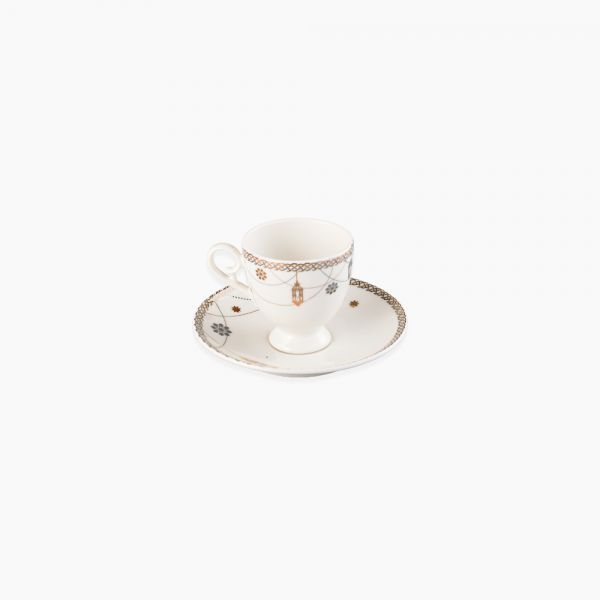 Rosa / Porcelain ( Farha Violet Coffee Set 12 pcs 100 ml )C