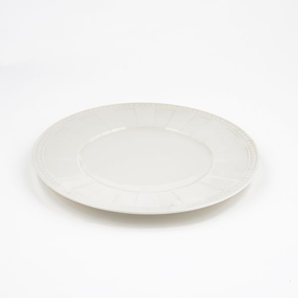 Rosa / Porcelain ( Water Wheel Ivory Dinner Plate 27 cm )
