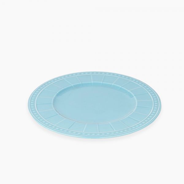 Rosa / Porcelain ( Water Wheel Light Blue Dinner Plate 27 cm )