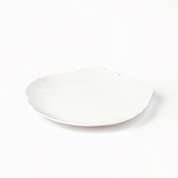 Rosa / Porcelain ( Matt White Reef Dinner Plate 28 cm )
