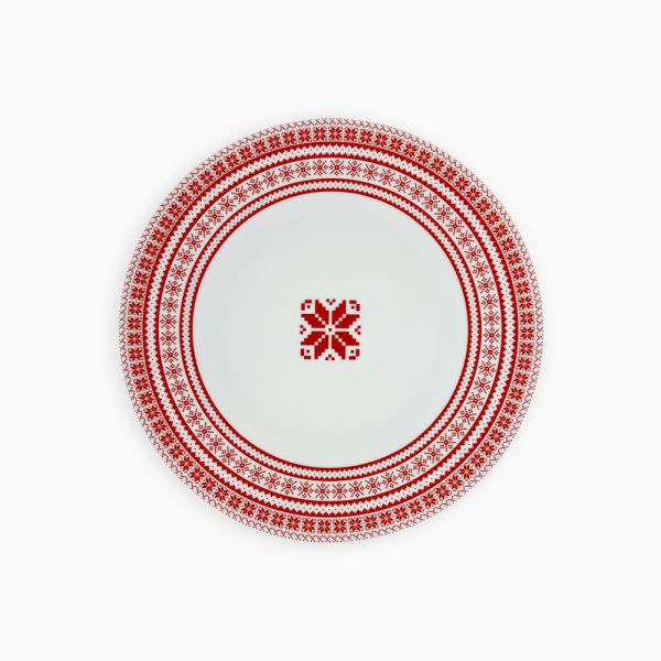 Rosa / Porcelain ( Xmas Dinner plate 27 cm )