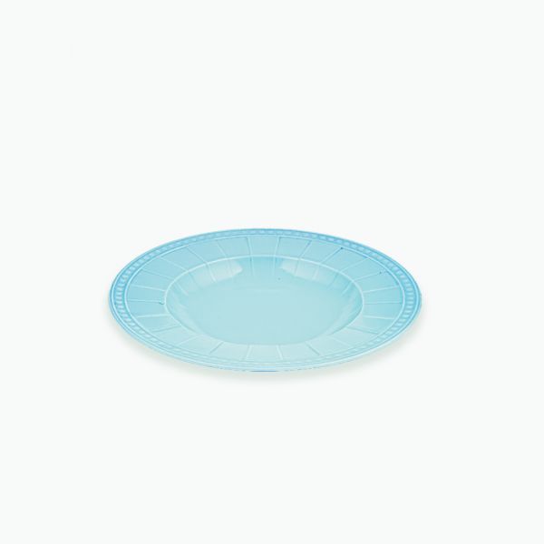 Rosa / Porcelain ( Water Wheel Light Blue Dinner Plate 23 cm )