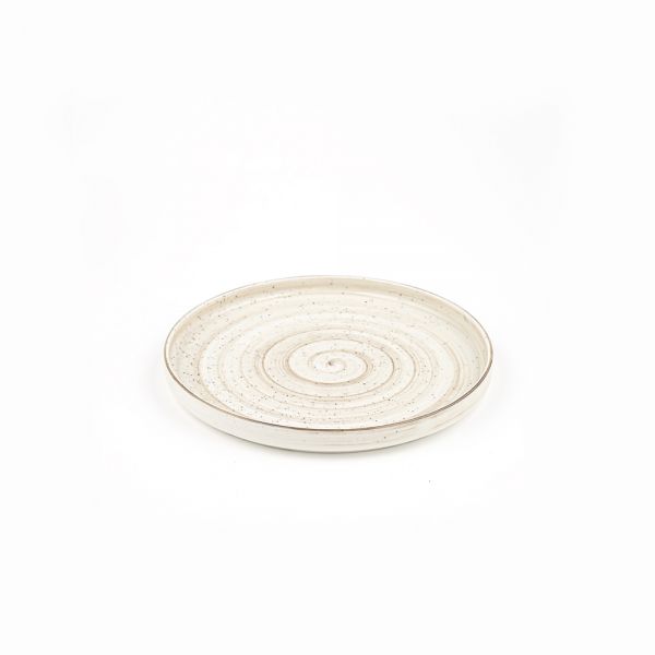 Rosa / Porcelain ( ArtFolio Beige Elips Dessert Plate 21 cm )