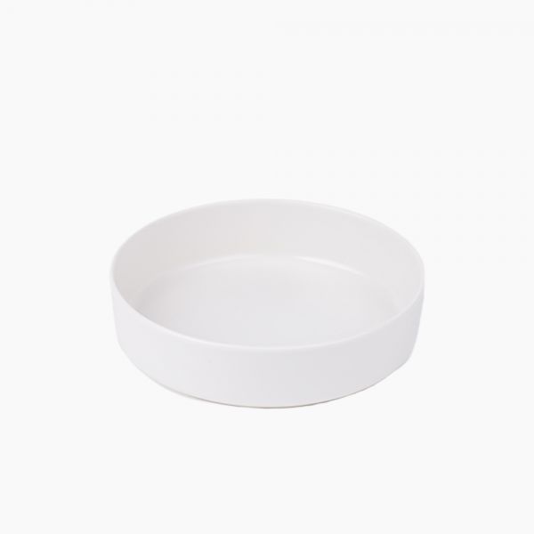 Rosa / Porcelain ( White Matt Elips Bowl 19 cm )