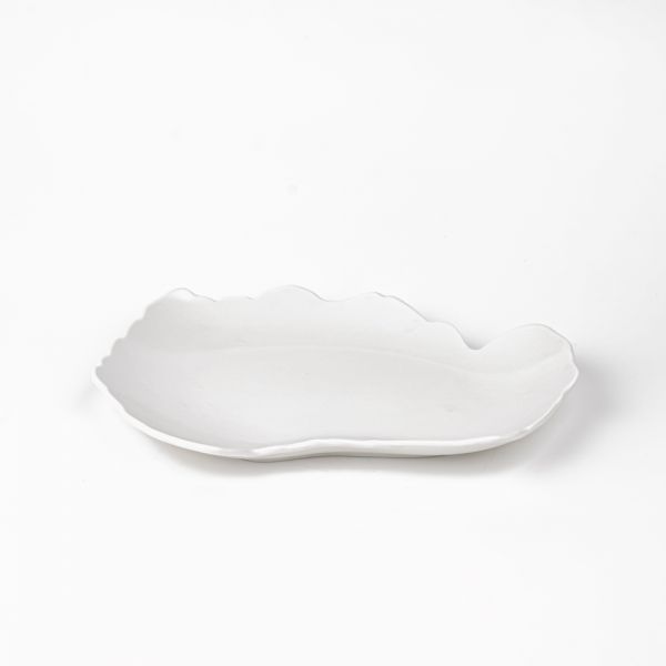Rosa / Porcelain ( Matt White Reef service 29 cm )